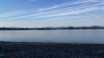 Looking East from east Quadra island