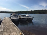 Midnight Flyer, Tully-B and C-Otter at Hay Bay, Isle Royal NP