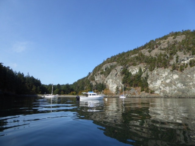 Watmough Bay and 460 foot Chadwick Hill