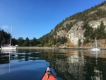 A leisurly paddle around the bay Sunday morning