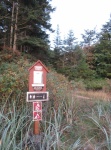 Park sign at Watmough Bay