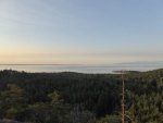 Looking west out the Strait of Juan de Fuca