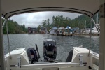 Departing the inner Maple Bay marina after a fuel stop. Seemed like a nice marina, perhaps a future destination!