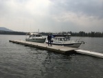 Bill Roche at Wolf Bay with his new 23 Ranger Tug