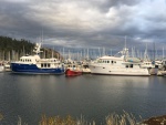 Friday night in Anacortes. When a 32 Nordic is the little boat at the dock