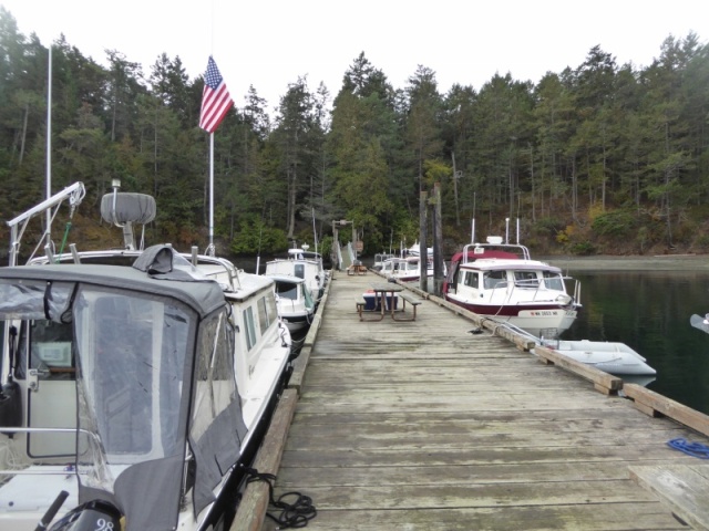 Joining the party late on Saturday morning at Prevost Harbor dock on Stuart