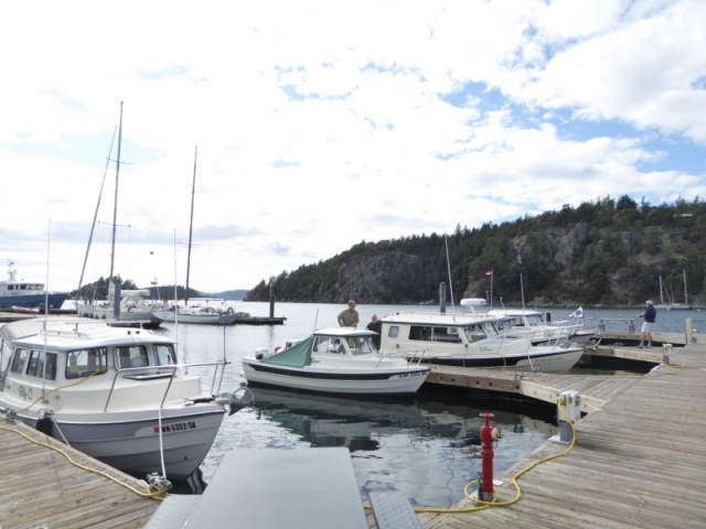 The Stuart Island after-party at Deer Harbor