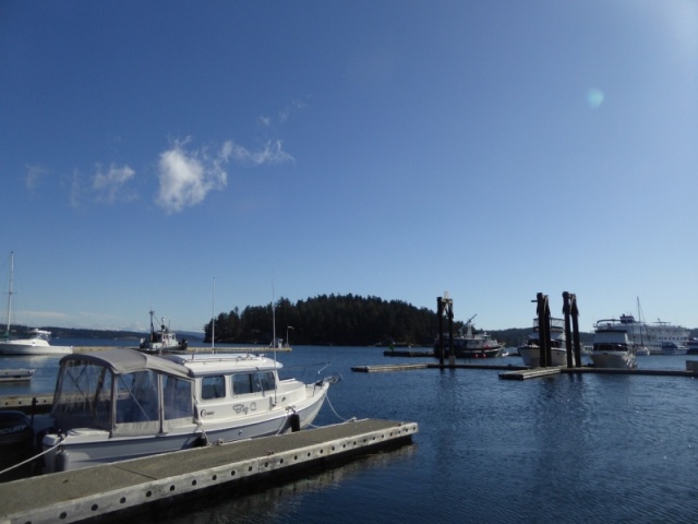 Next stop: Friday Harbor for lunch!