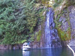 Little falls - little cove - little boat - deep fjord