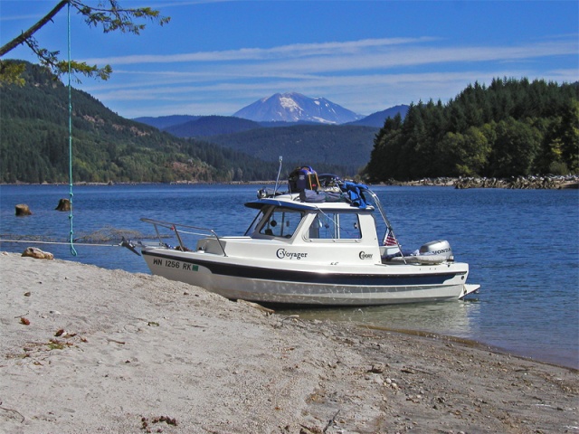 One of the lakes islands 