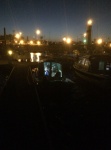 Clinton Marina at night