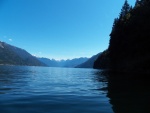 Off to Princess Louisa Inlet.  This is Prince of Wales Channel.  Nice and flat and allowed for a 17 knot cruise.