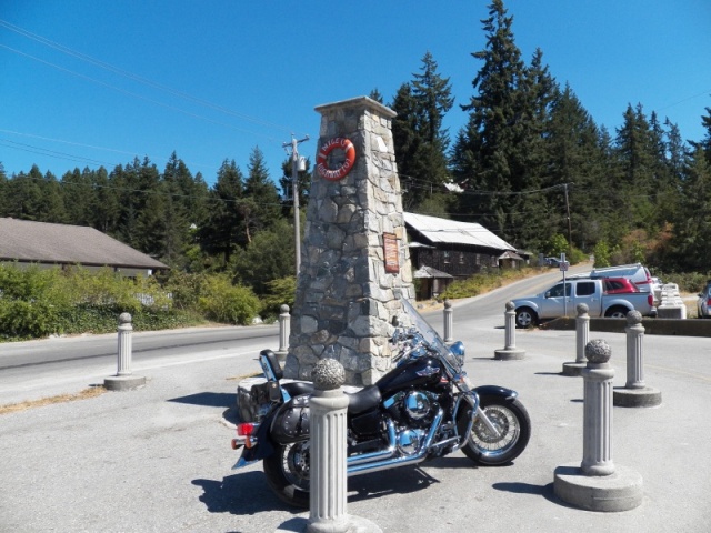 Kilometer zero of Highway 101.  Of course, if you are from the South American town of Quellon, Chile, that is kilometer zero and this is the end of the road 15,202 km away.