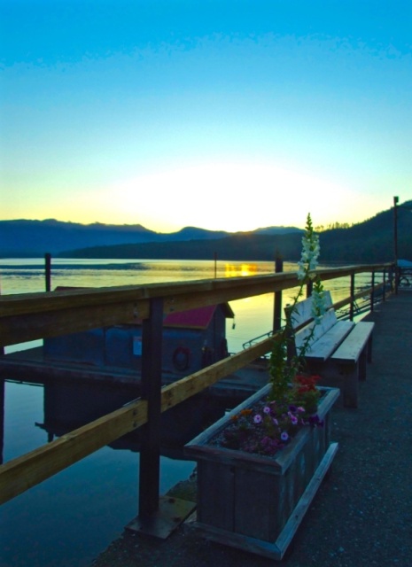 Evening at Winter Harbour