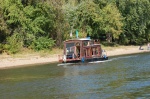 (Minnie Swann) Shanty boat work in progress.