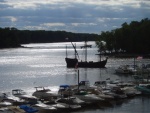 (Minnie Swann) Nina Replica Which sailed from Brazil to Hudson, WI.