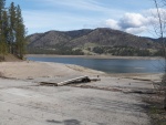 The Inchelium Ferry launch site.  The lake guide said that this launch was usable at this lake level.  I've got AWD, but no thanks.