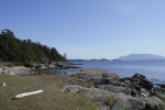 Looking south along Patos back towards Shallow bay and Fox cove on Sucia Island
