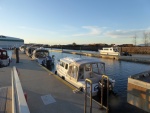 Arriving at marina on a Friday evening after work to get an early start on a nice weekend!