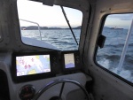 Crossing Fidalgo Bay Friday evening.