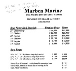 1996 Price List from Marben Marine with Row Boat series.  Link to Greg's former 12 foot version: http://www.c-brats.com/modules.php?set_albumName=album1597&op=modload&name=gallery&file=index&include=view_album.php