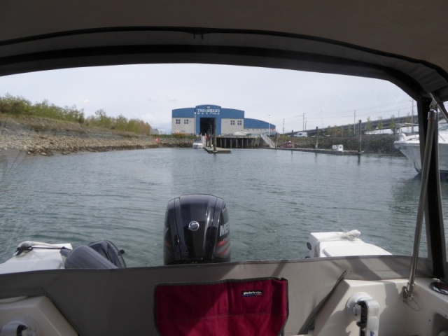 Leaving Twin Bridges Marina late on a Saturday afternoon April 21