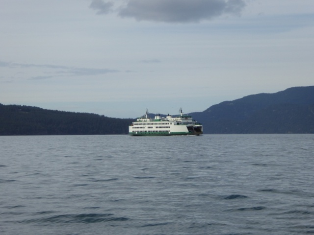 WSF San Juan Island ferry heading from Lopez back to Anacortes