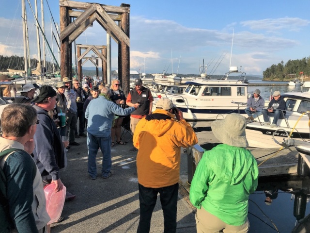 Naming ceremony of one of the new Brat\'s Boat.