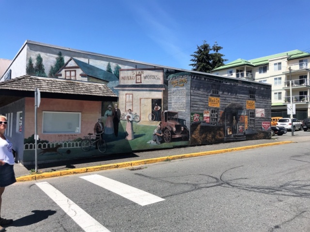 One of the many beautiful Murals in Chemainus