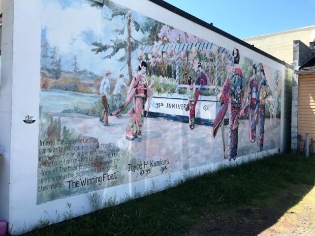 One of the many beautiful Murals in Chemainus