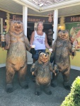 Rosanne loves her bears in Chemainus!
