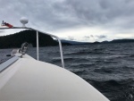 Rough day, with 2\' chop in Desolation Sound