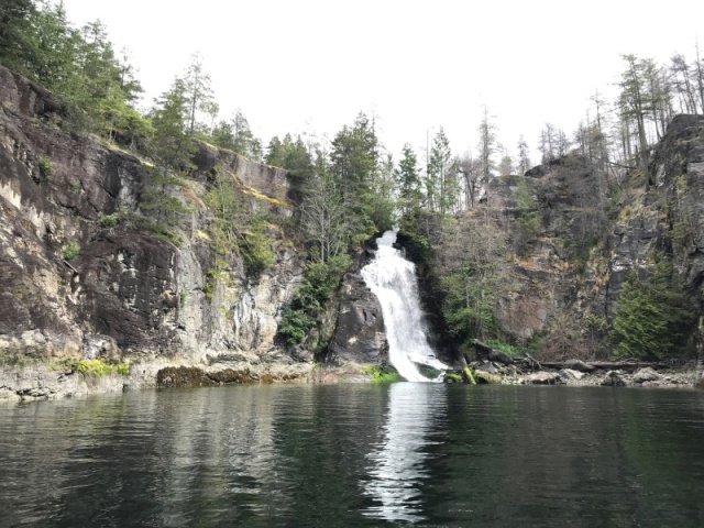 Cassel Lake Falls in the Teakerne Arm