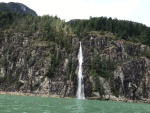One of the many water falls in Toba Inlet