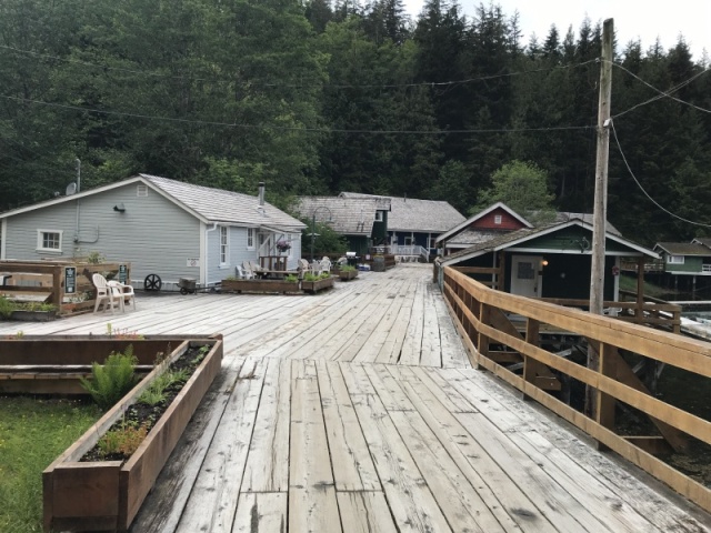 Board walk in Telegraph Cove