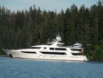 We saw this yacht at Snug Cove, Gambier Bay, Admiralty Island, Endicott Arm, Holkham Bay & then docked at Auke Bay Marina