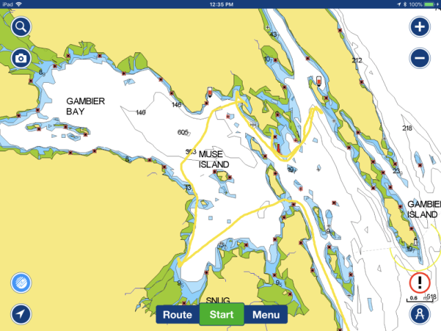 Gambier Bay anchorage, open to south & very shallow water entry still turned into one of our best anchorages of trip with a whale close & many other entertaining wildlife.