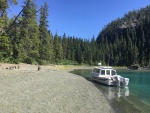 Beach where JoLee & I built a fire to warm up in 2001 while exploration the lake in a inflatable boat