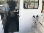 Cockpit door facing fwd