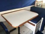 Table with fwd seat facing aft