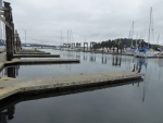 Thursday Morning, May 17th, still the only C-Dory on the H-dock ahead of the gathering