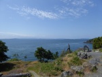Looking across to Vancouver Island