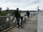 We made it back, 40-something miles on this ride, tired and exhausted (except Brock, who was ready to do it again backwards)