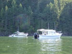 Back from my Cone Island paddle, the 25 owners have now returned from their hike. Sure enough, it was Dave and Kathy (sp?) who we had met last year in Shallow Bay. We chatted for about 30 min about our respective upcoming cruises planned up north.