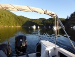 Departing a peaceful Eagle Harbor on Sunday morning