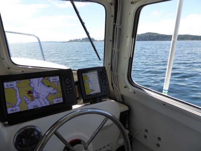 Passing Eagle Harbor on Bainbridge Island