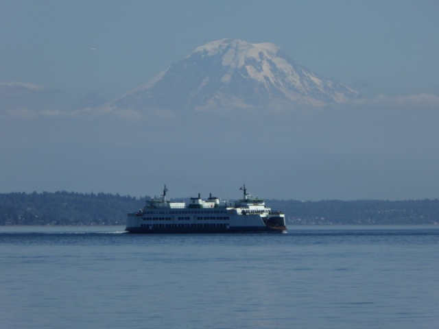 Mount Rainier from Blake Island