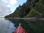 The water is incredibly clear at Blake Island