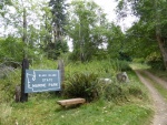 Trail entrance at the North west campsite