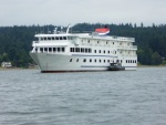 Small cruise ship in Liberty Bay when I arrived mid-day Friday